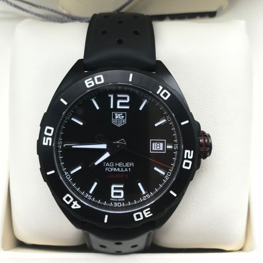 tag heuer formula 1 calibre 5 black titanium automatic