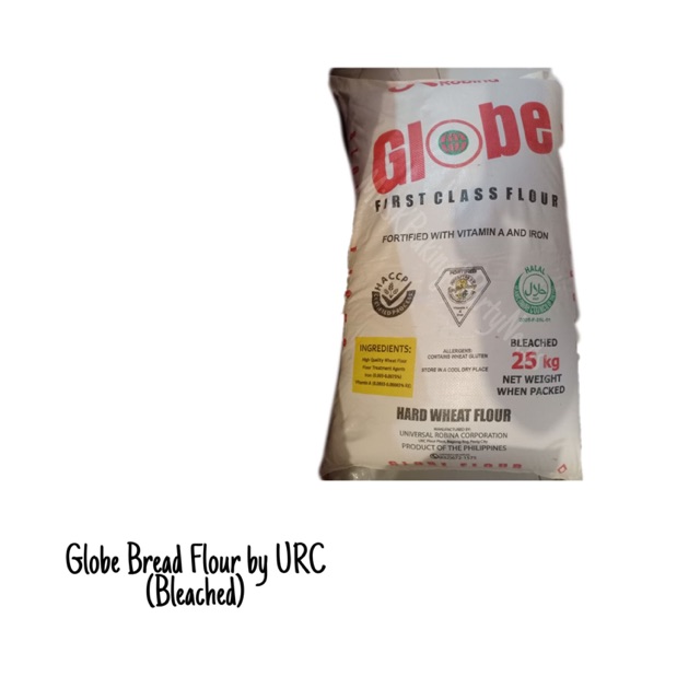 Bread Flour Hard Wheat Flour Bleached Globe URC Shopee