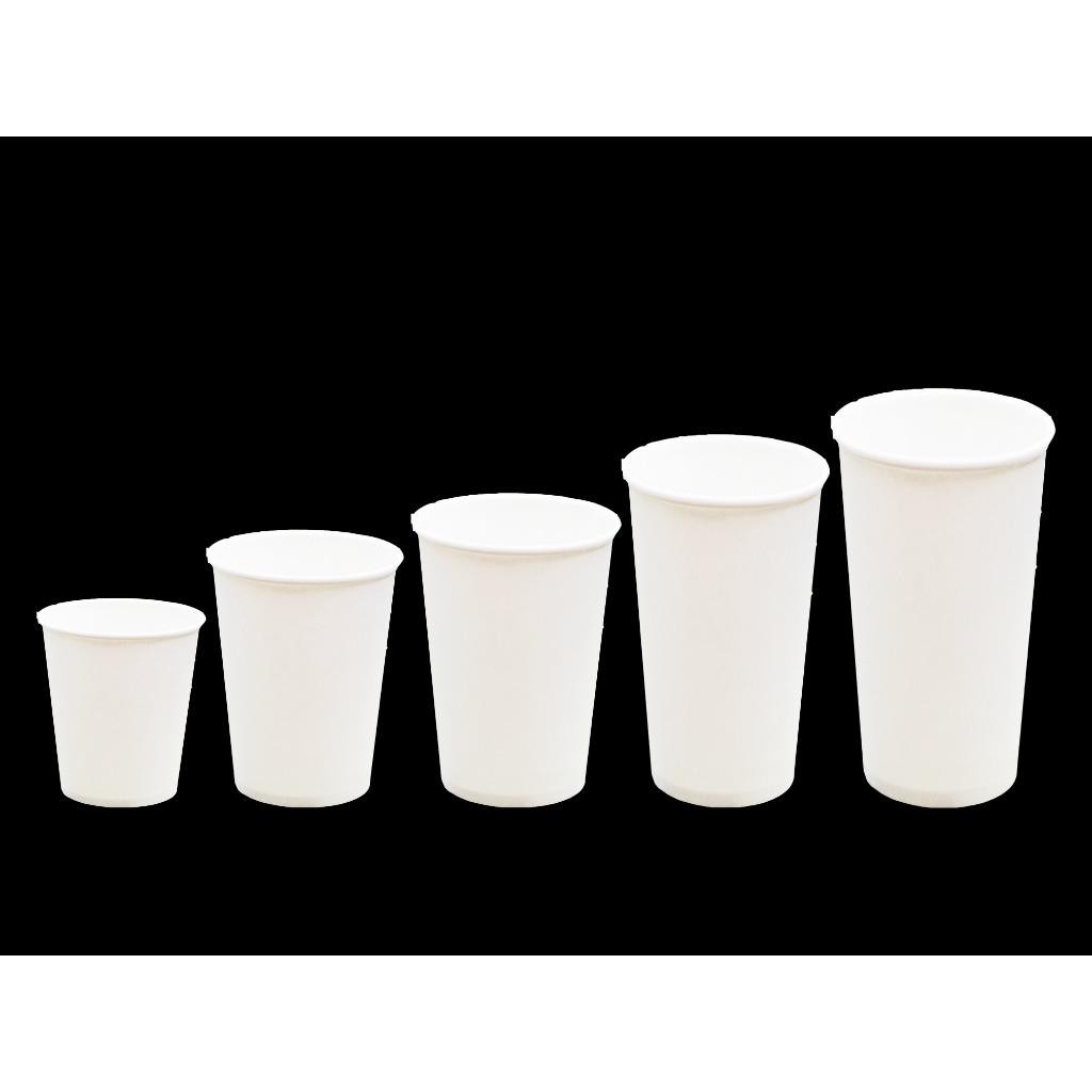 30pcs Plain Paper Cup 65 Oz 8oz 10oz12oz16oz With Or Without Lid Coffee Water Tea Hot Cold 8488