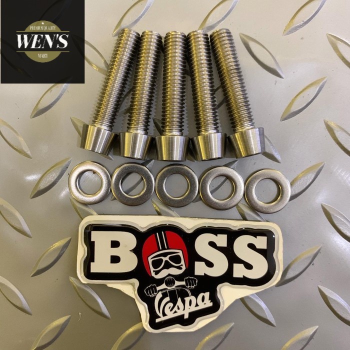 Pnp Vespa Sprint Primavera GTS S LX Stainless Wheel Bolts | Shopee ...