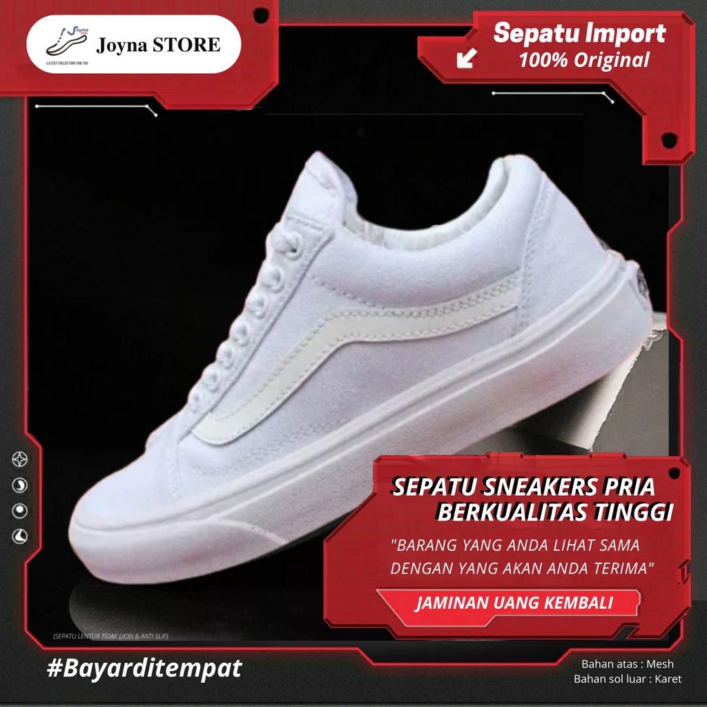 Vans 100 Premium Vans Old Skool Shoes White Full White Waffle DT Vans