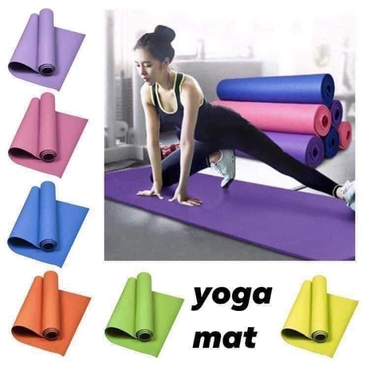 SS YOGA MAT 10MM ASSORTED COLORS ONLY | Shopee Philippines