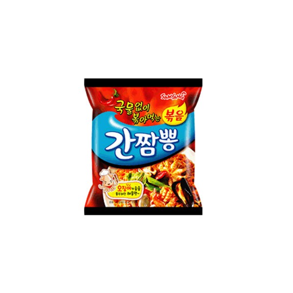 Samyang Gan Jjamppong Seafood Flavour Stir Fry Noodles 140g Korean Food