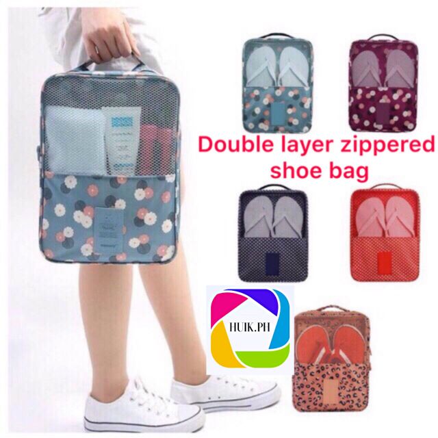 double shoe bag