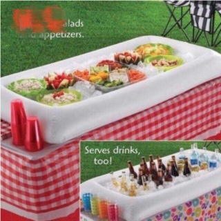 Inflatable Serving Bar Salad Buffet Ice Cooler Picnic Drink Table Party Camping #2