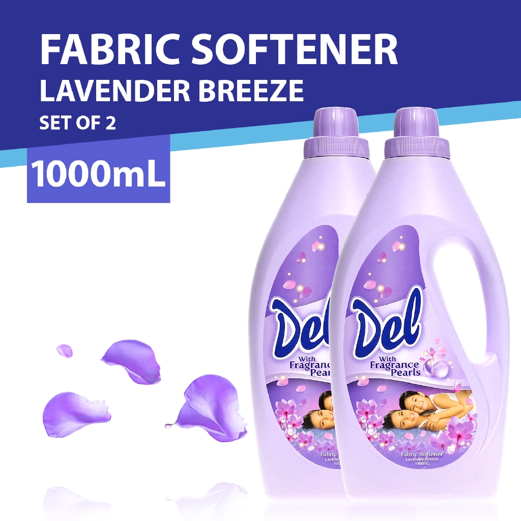 Del Lavender Breeze Fabric Softener Set of 2 (1000 mL) Shopee Philippines