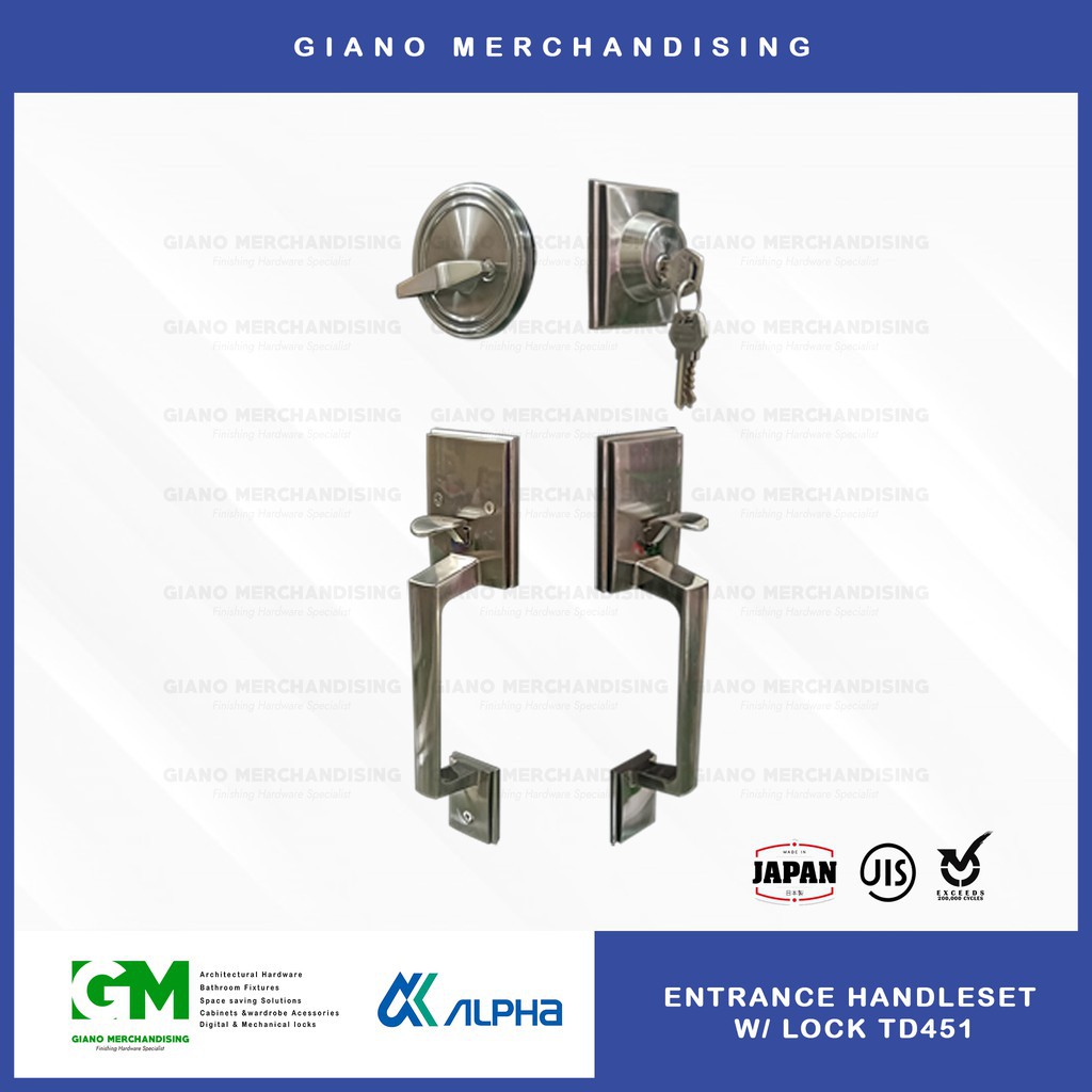 2021 Alpha Japan Entrance Lockset TD451 Shopee Philippines