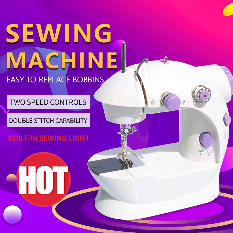 Sewing Machine Portable 2Speed Sewing Machine Sewing Electric Mini