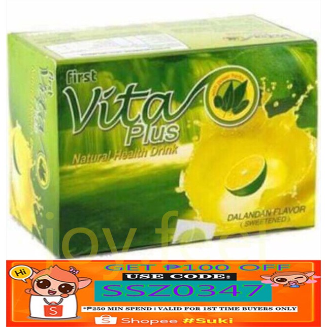 First Vita Plus Dalandan Natural Health Drink 20 sachets Shopee