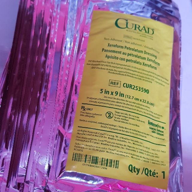 Curad Xeroform Petrolatum Dressing / wound dressing / Burn Dressing