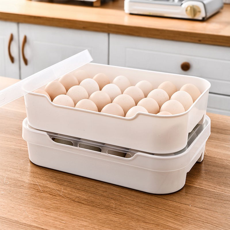 KONG 24Grid Egg Storage Box Refrigerator Organizer Egg Container Egg