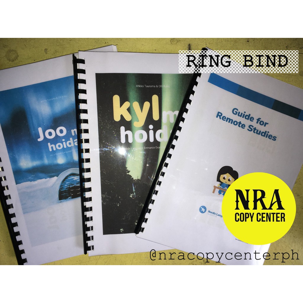 Ring bind services here shopee philippines