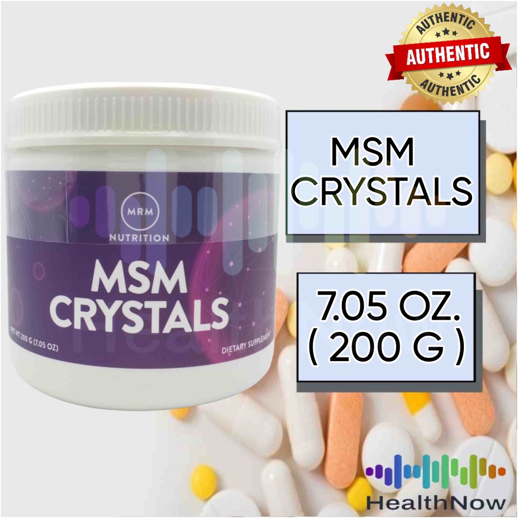 MRM MSM Crystals 1000 mg 7.05 oz 200 g Shopee Philippines