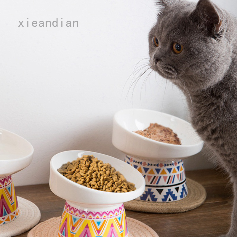 raised cat food bowls