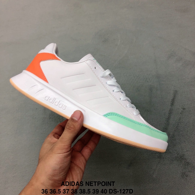 orange and green adidas shoes
