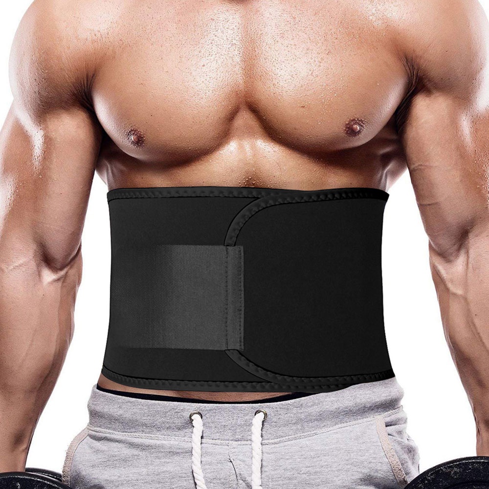 Men Waist Trainer Girdle Male's Neoprene Flat Bellys Waisted Trimmer