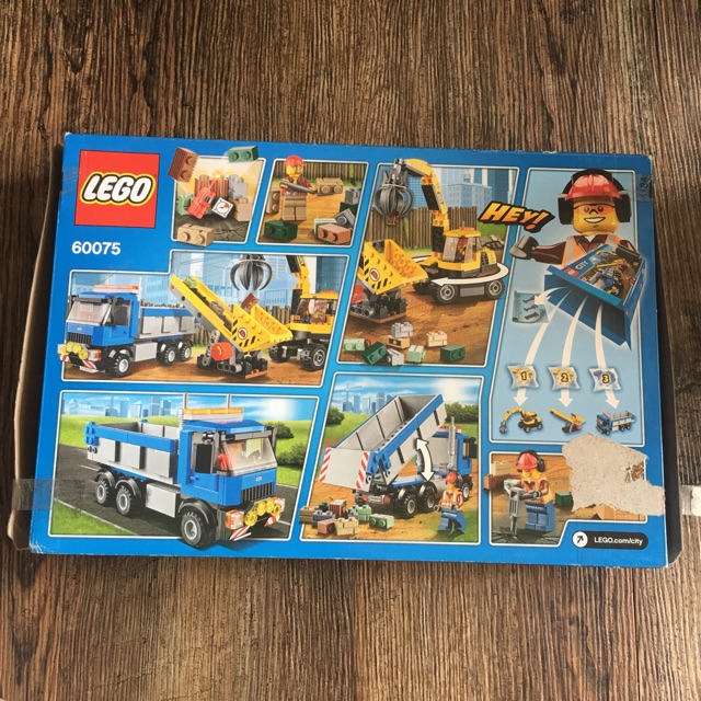 lego city 60075 excavator and truck