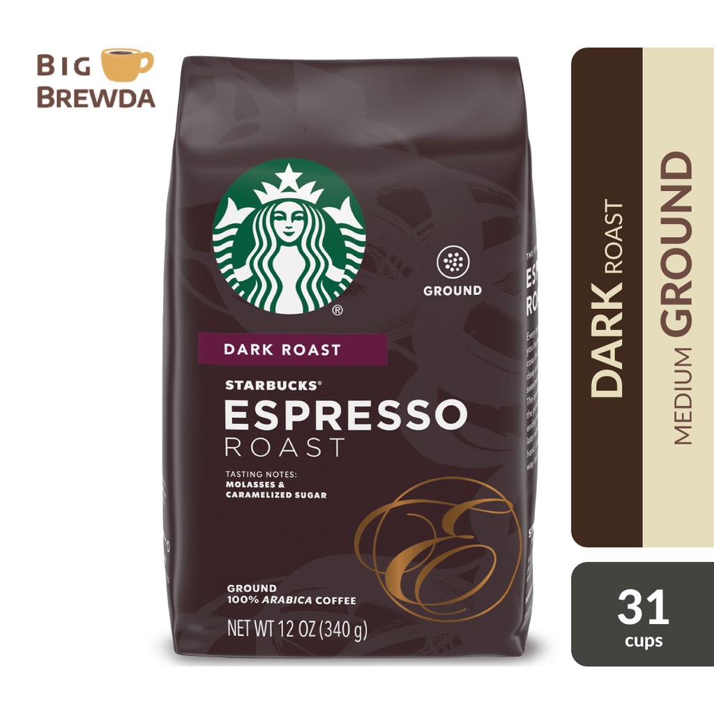 Starbucks Espresso Roast Dark Roast Ground Coffee Oz G Shopee Philippines