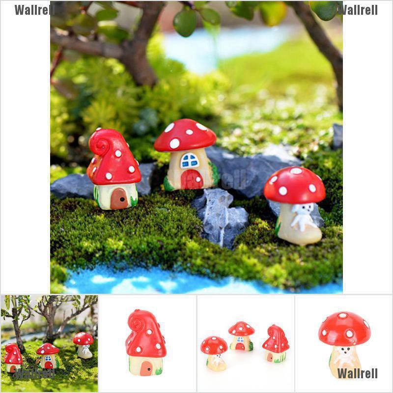 Loss Sale Good Mushroom House Resin Figurine Craft Plant Pot Fairy Garden Decor Garden Ornament Shopee Philippines