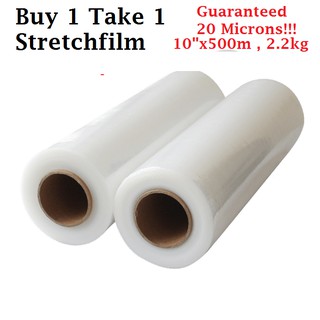 Buy 1 take 1 Stretch film/ Jack wrap 10''x500m / Guaranteed 20 microns
