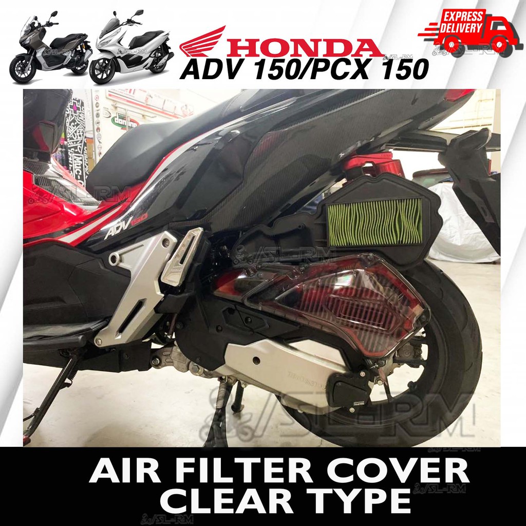 Honda ADV 150 PCX 150 Air filter Cover Box Makapal Clear type | Shopee  Philippines