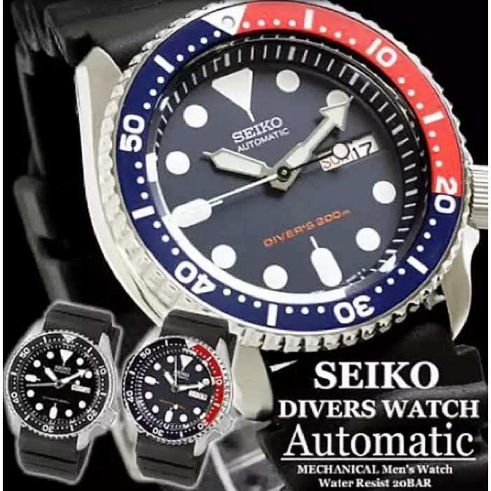 SEIKO Divers Watch For Men Automatic Movement | Shopee Philippines