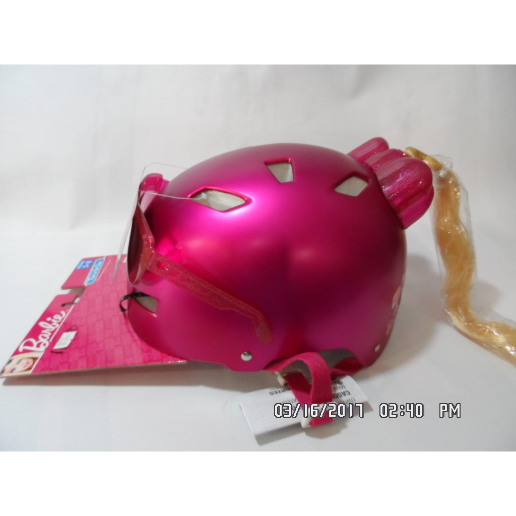 barbie motorcycle helmet