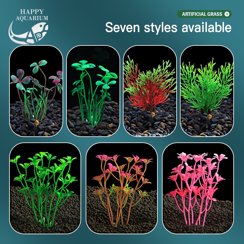 Artificial Water Grass Aquarium Decor Plant Fish Tank Landscape Plastic