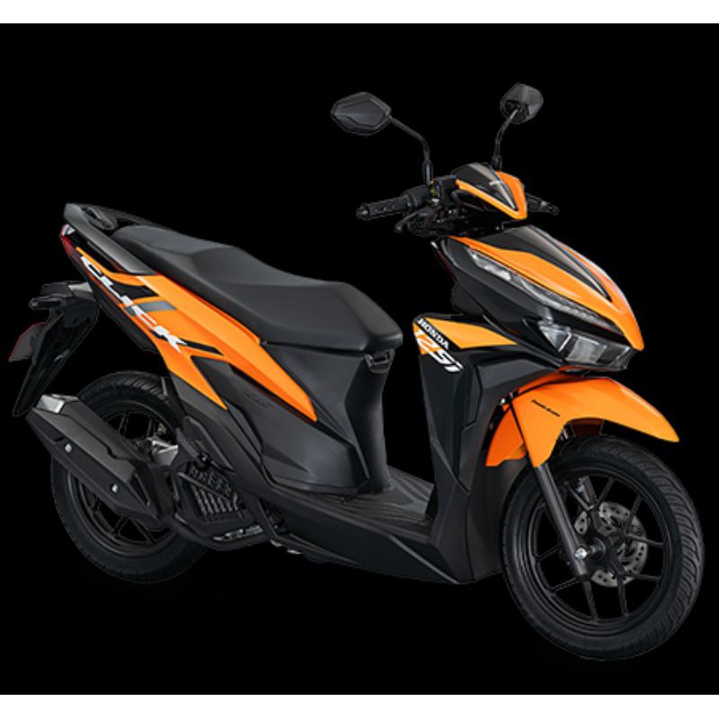 Orange Black Striping List Body Sticker Set Honda Vario 125 Click 125i 18 21 Model For Motorcycle Accessories Shopee Philippines