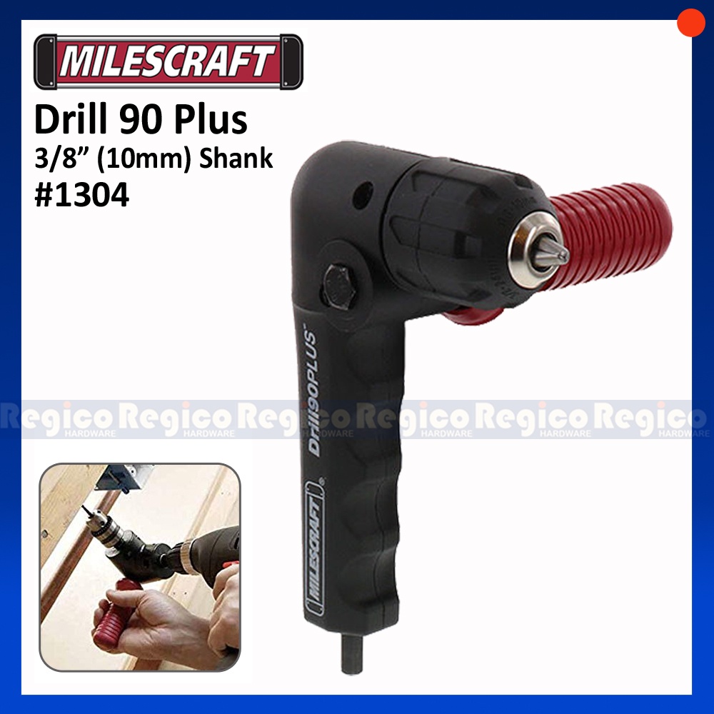 Milescraft Drill 90 Plus Right Angle Drill Attachment with Keyless