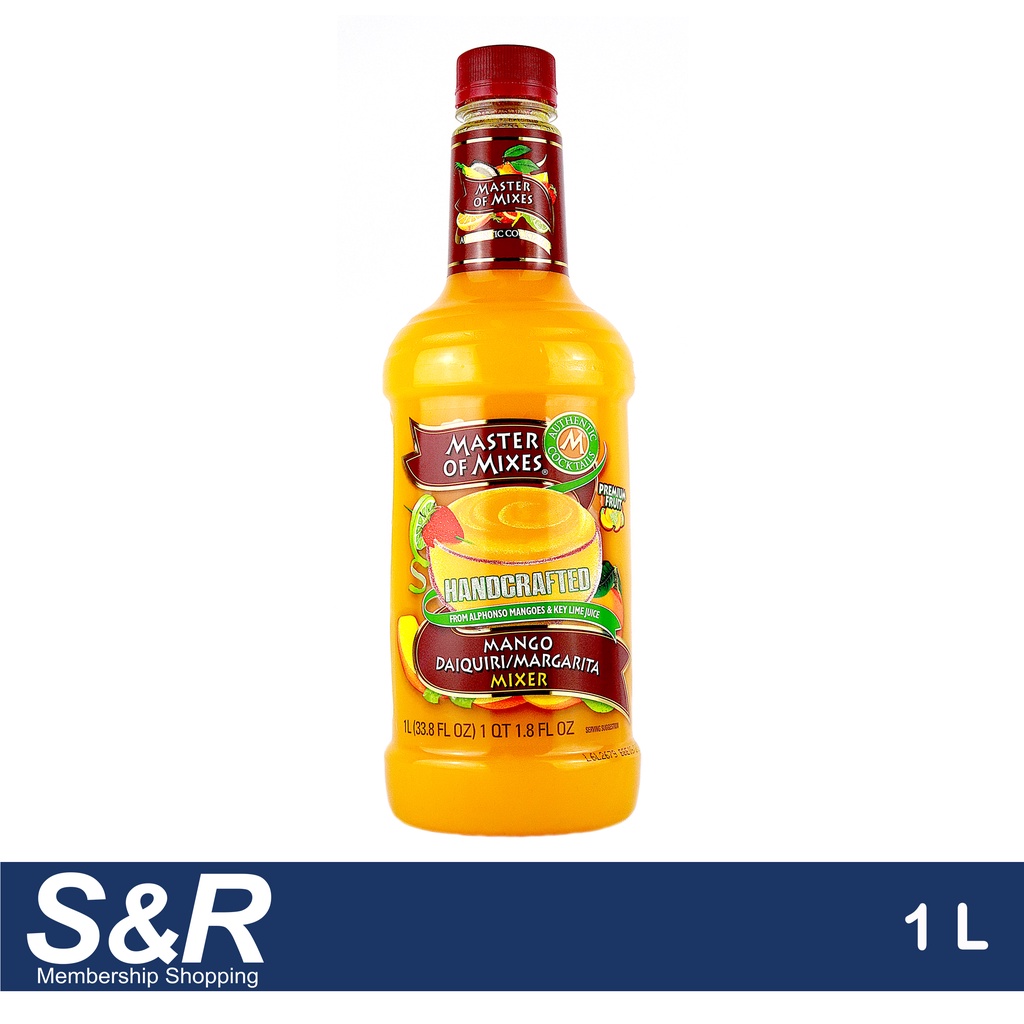 Master of Mixes Mango Daiquiri Margarita Mixer 1L Shopee Philippines