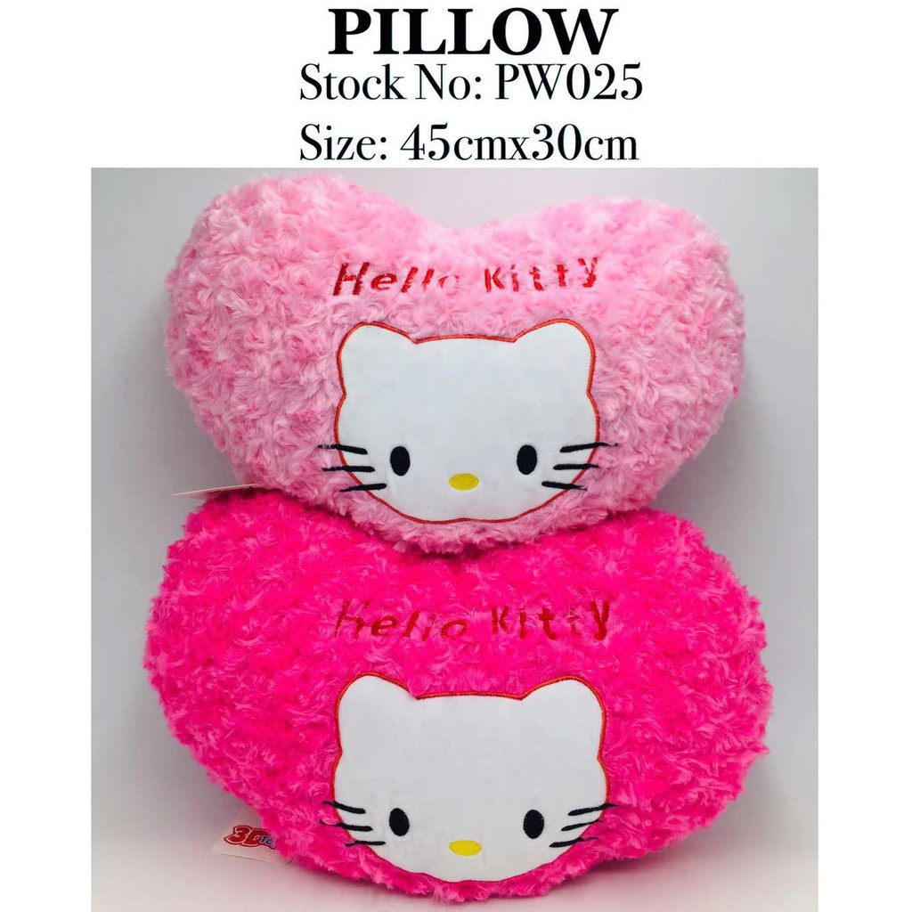 hello kitty heart plush