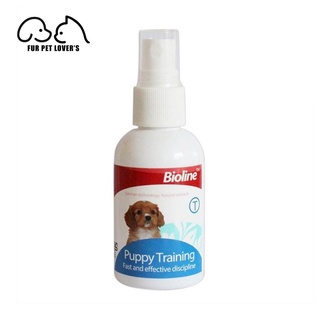 50ml and 120ml Bioline Dog Training Spray Pet Potty Aid Training Liquid Puppy Trainer #2