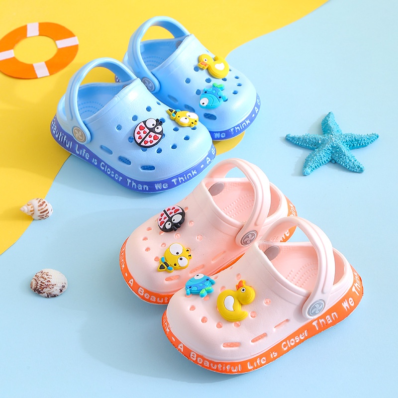 Infant Non-slip Crocs 1-3 Years Old Baby Sandal Soft-soled Slippers for Boy  and Girl Children Shoes | Shopee Philippines