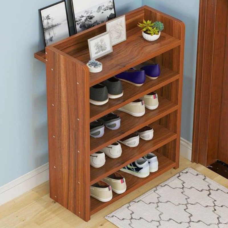 5 Layer Wooden Shoe Cabinet Shoe Rack Organizer For Kids Size Shoes Shopee Philippines