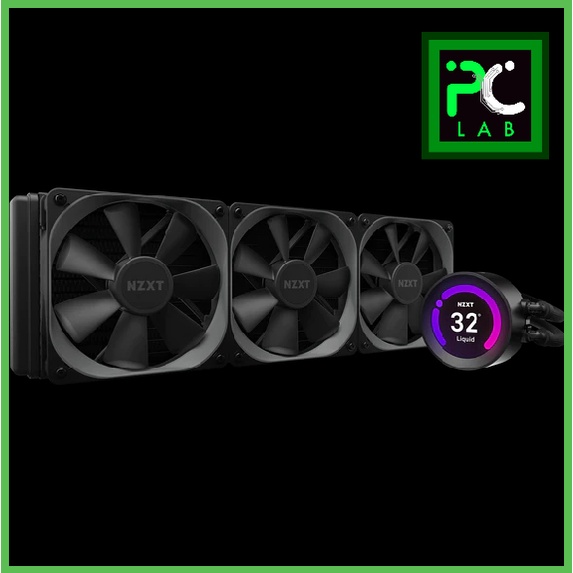 NZXT Kraken Z73 360mm Liquid Cooler with LCD Display- Black