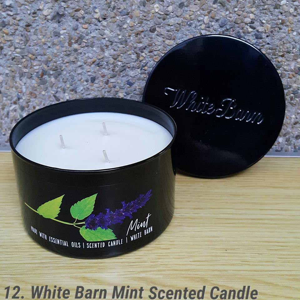 Bath And Body Works 3 Wick Scented Candle Whitebarn Mint Shopee