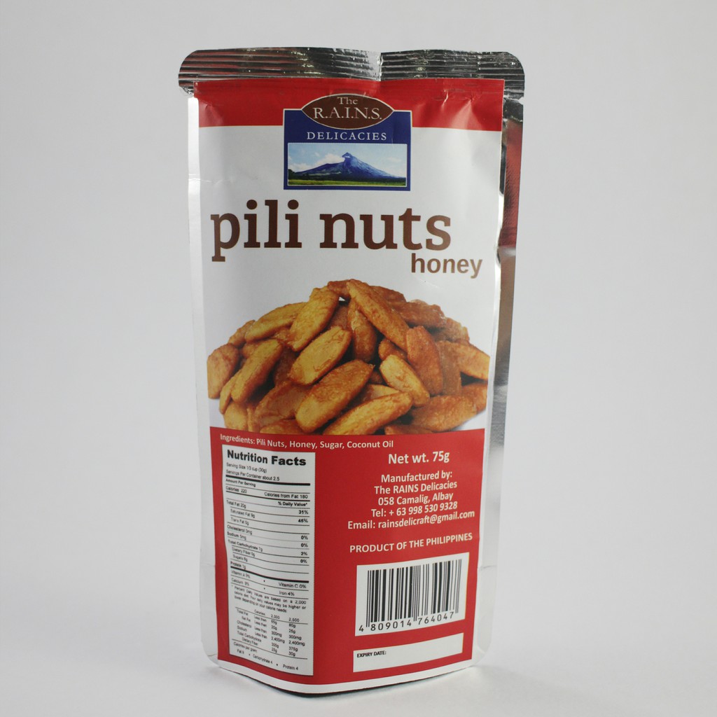 Rains Delicacies Pili Nuts Honey Shopee Philippines