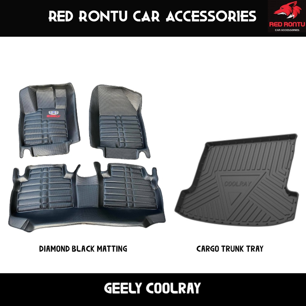 Geely Coolray Full Car Matting Set Diamond Deep Dish Matting with