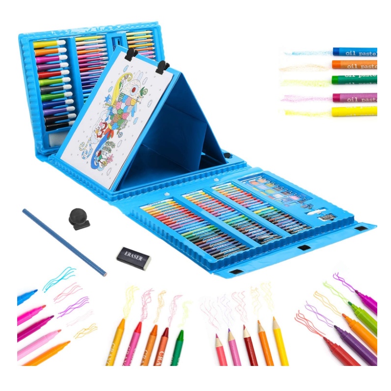 Authentic available208pcs Coloring Set Painting Water Color Pen Crayon ...