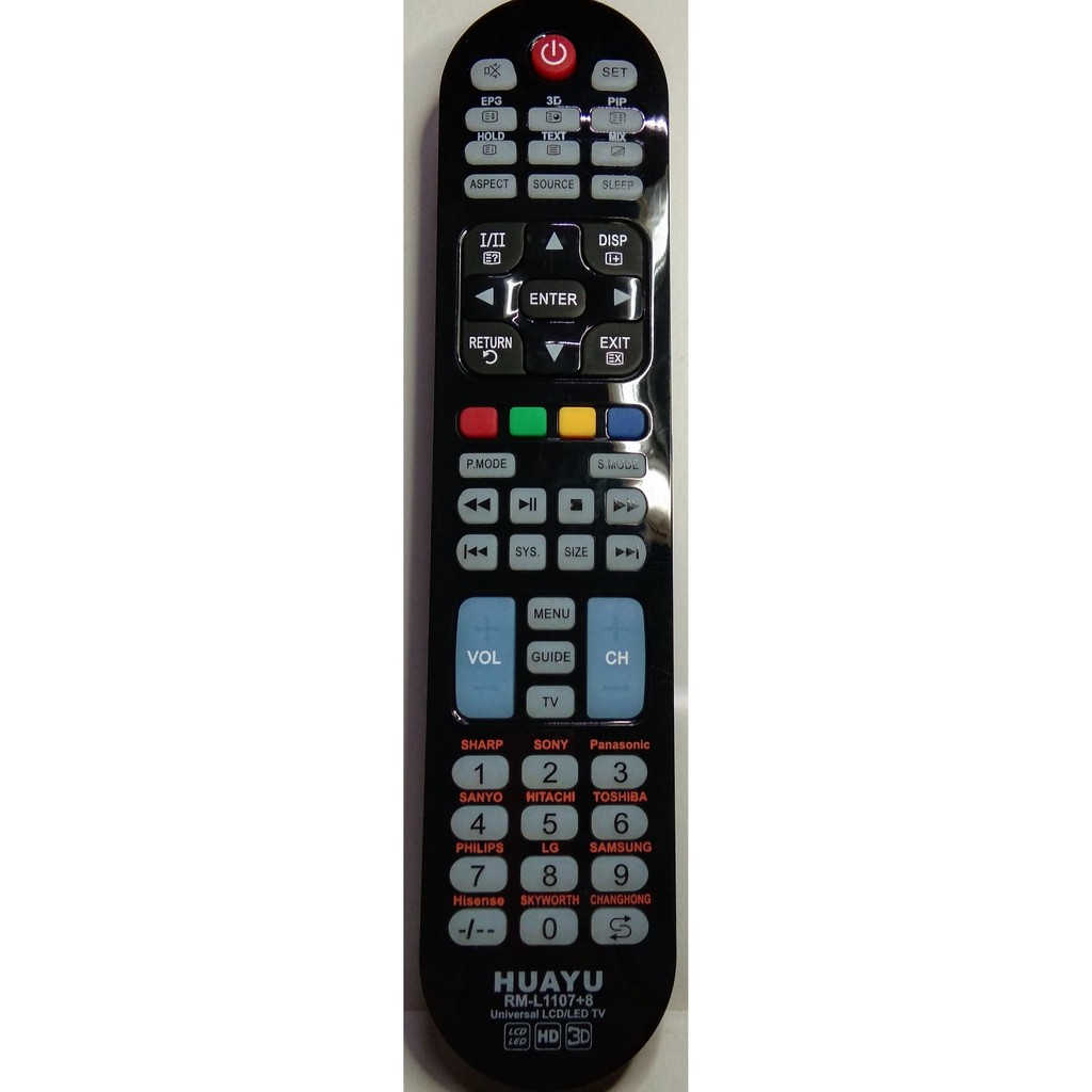 Universal Led TV Remote Huayu RM-L1107+8 | Shopee Philippines