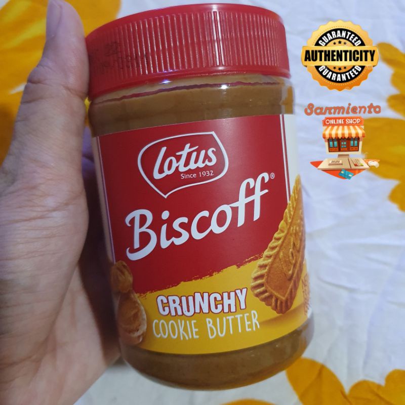 Biscoff Crunchy Cookie Butter Spread 380g Shopee Philippines