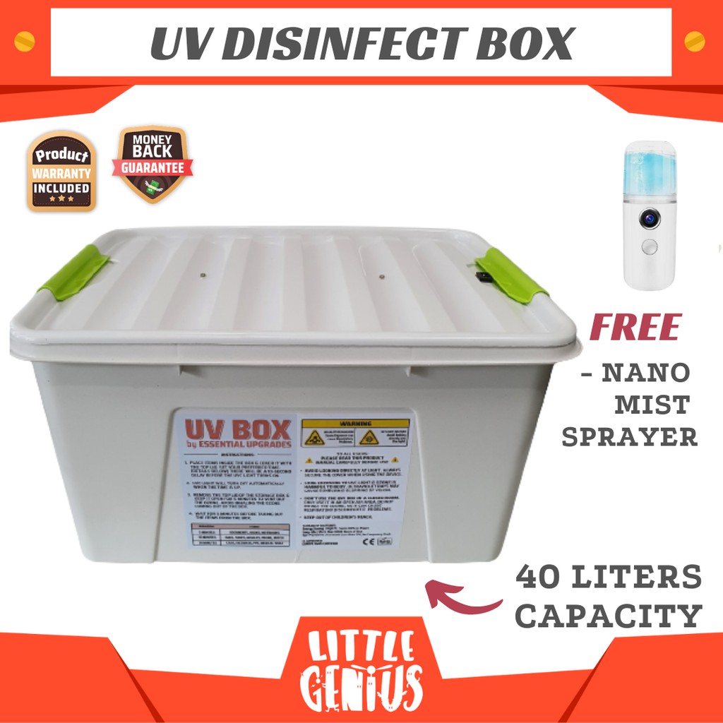 Big Sale Uv Disinfect Box Free Nano Mist W Stainless Mesh Bottom Uv