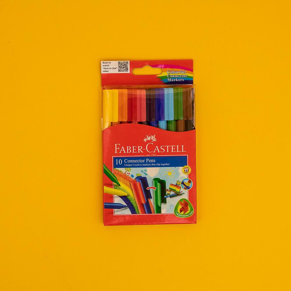 Faber Castell Connector Pens 10 Pack Officeworks