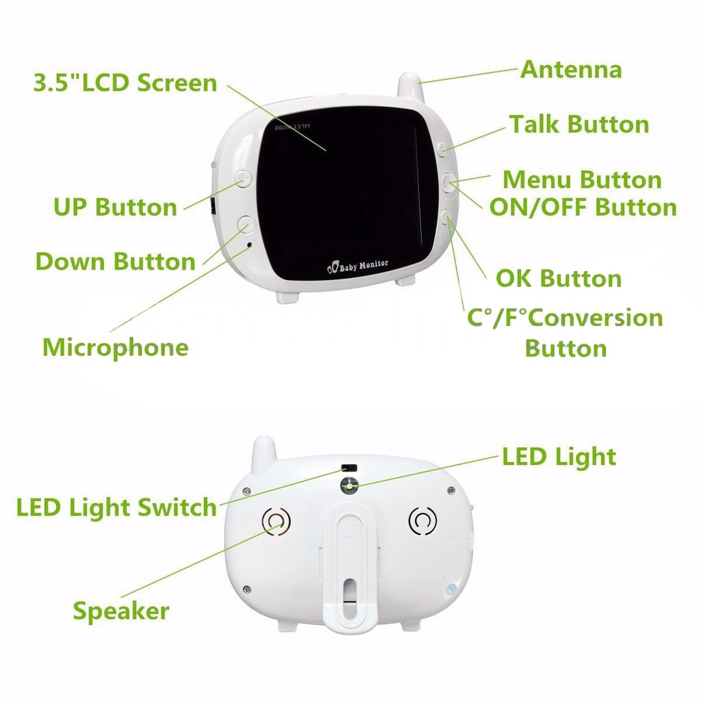 baby monitor phone and handheld