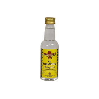 El Hombre Tequila Flavored Spirit-Silver Miniature 50ml. | Shopee ...
