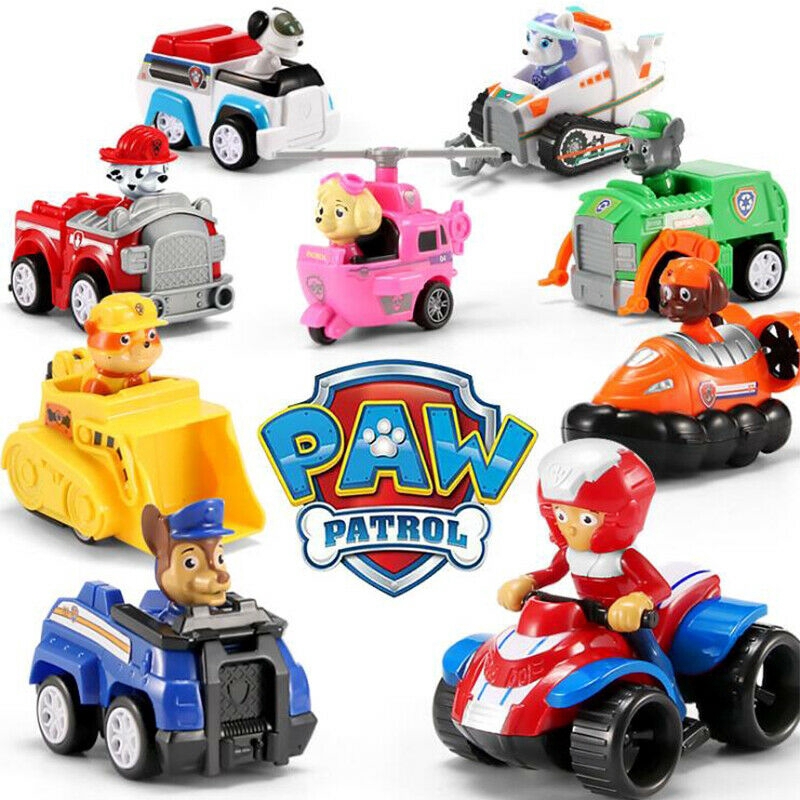 Paw patrol pull back hot sale racers