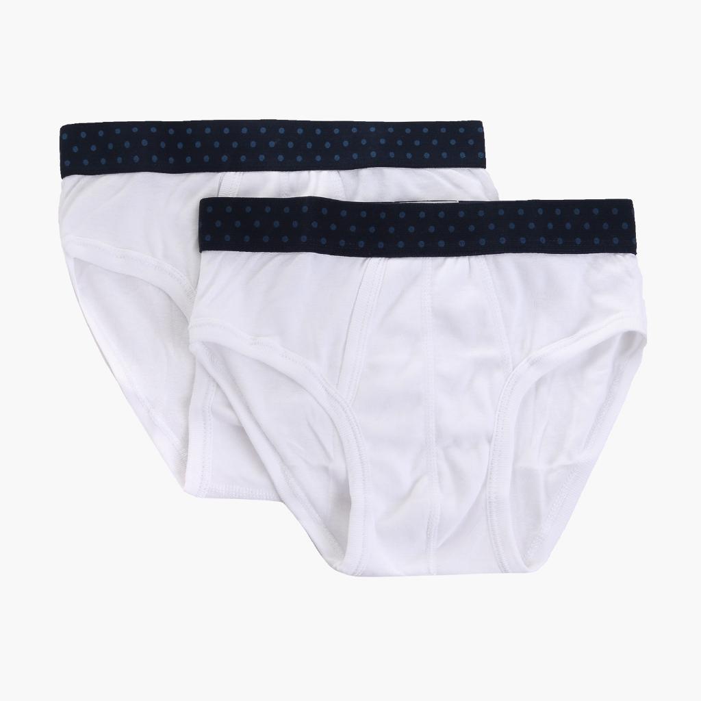 Baleno Mens 2Piece Brief Underwear Set In White Shop