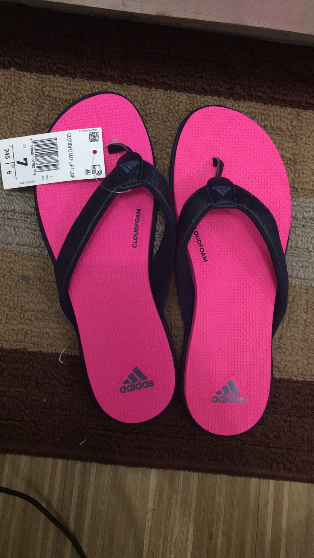 adidas women's cloudfoam one thong sandals