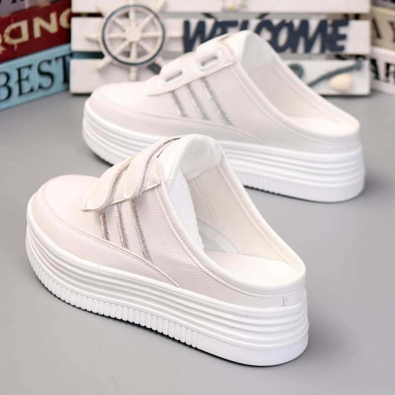 platform velcro shoes